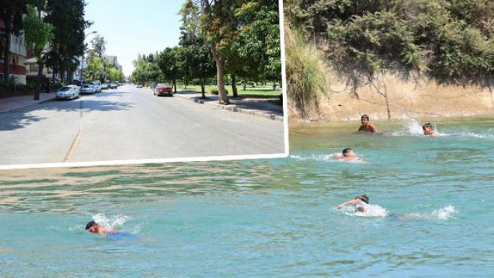 Adana'da hissedilen sıcaklık 55 dereceyi aştı